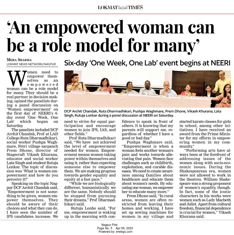 An Empowered women can be a role model for many Image